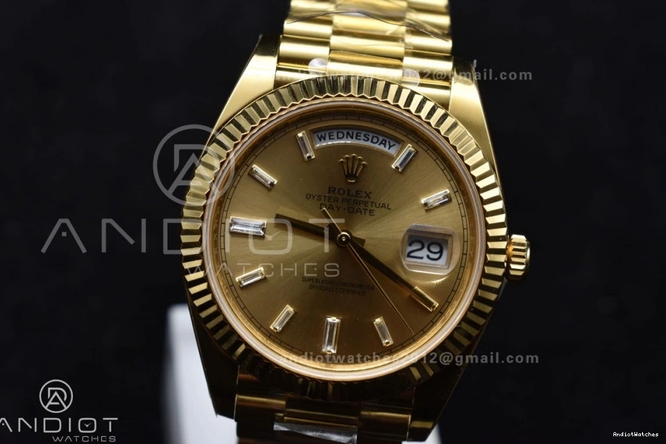 654 ARF President Day Bracelet VR3255 On 1:1 Dial 228238 (Gain Weight) Edition 40 Date Best Crystal Sustainable YG Gold 1106